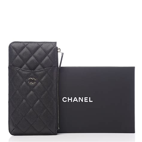 Chanel Classic Flat Wallet Pouch Quilte